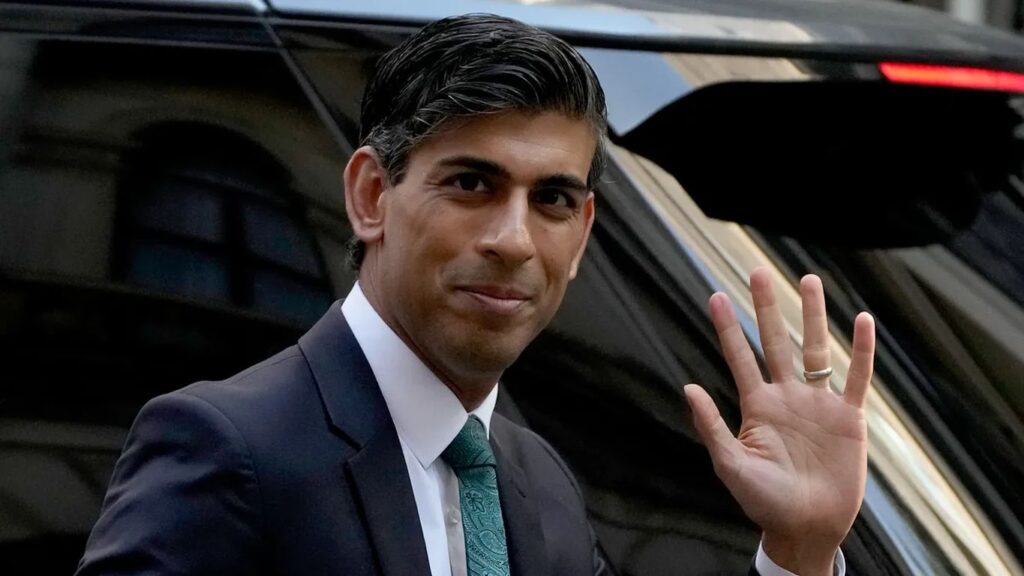 Rishi Sunak, primer ministro del Reino Unido | Créditos: Associated Press (AP)