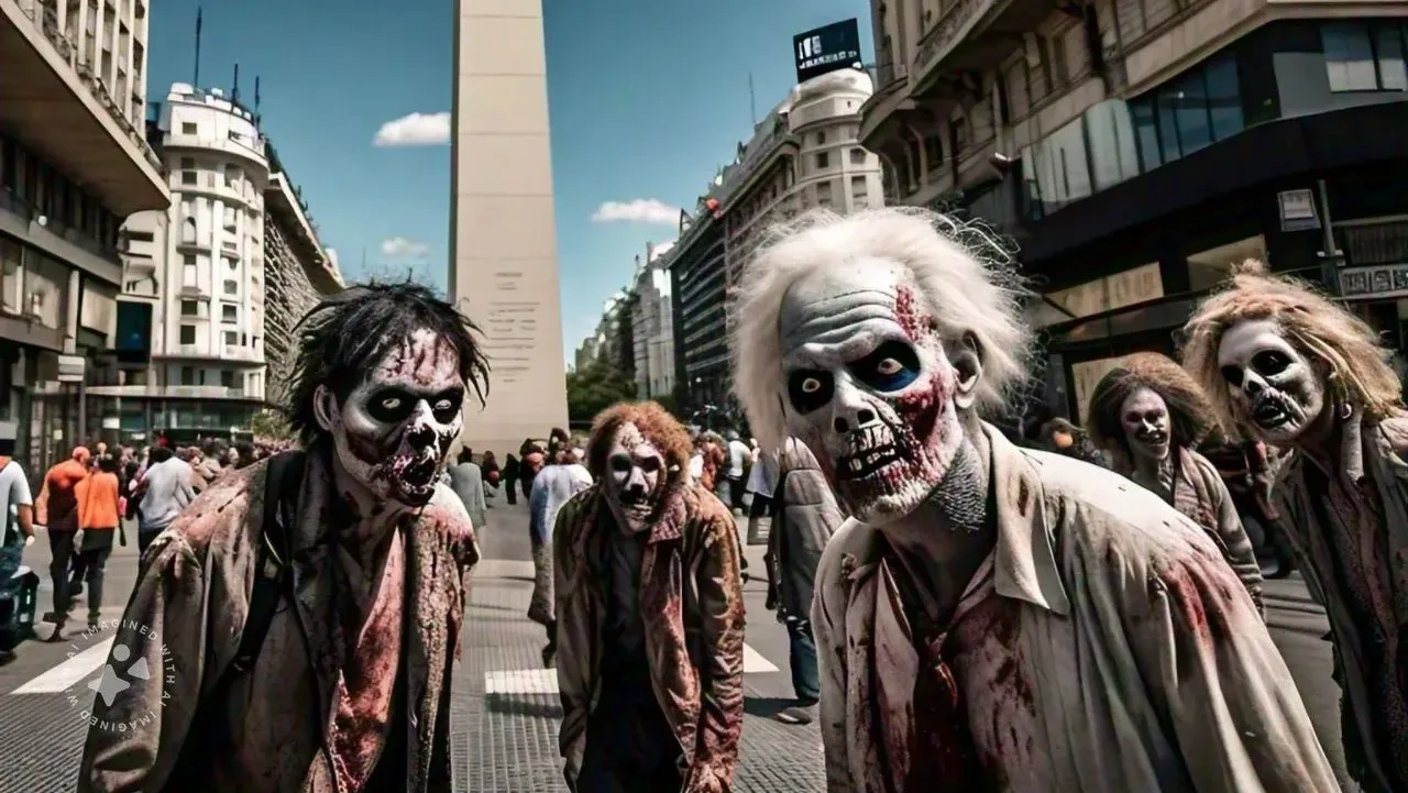 Paseo zombie por la ciudad de la furia